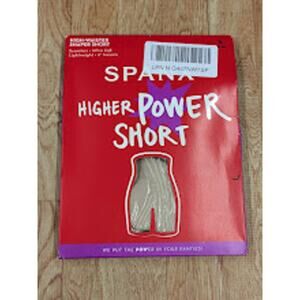 SPANX Women's High-Waisted Higher Power Shaper Short Soft Nude Size Medium NWT